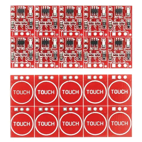 20/50/100PCS/LOT NEW TTP223 Touch Button Module Capacitor Type Single Channel Self Locking Touch Switch Sensor for Arduino