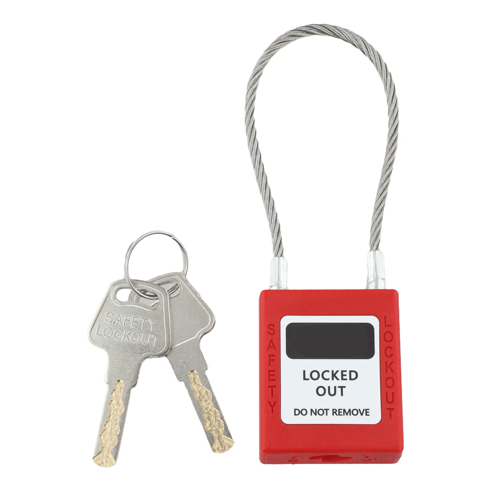 

Компактный замок с двумя ключами и высокопрочным кабелем. Эргономичный дизайн с нейлоновым корпусом PA для надежного управления безопасностью.