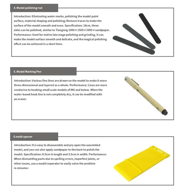 Ensemble d'outils de base pour modéliste, Kit d'artisanat, modèle de voiture, Kit de fournitures de réparation de construction de loisirs