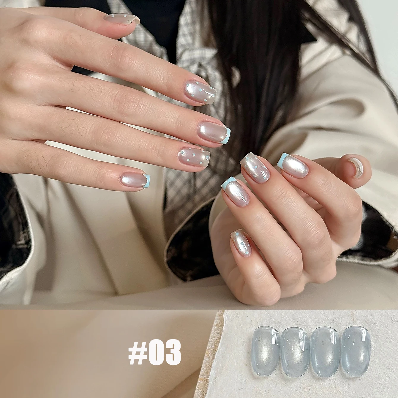 MIANEL 10ML Autumn Plain Water Cat Eye Gel Nagellack 2026 Neuer Funkelnder Klarer Glasperlen-Katzen-Magnetgel Nagelkunst – Detail 8