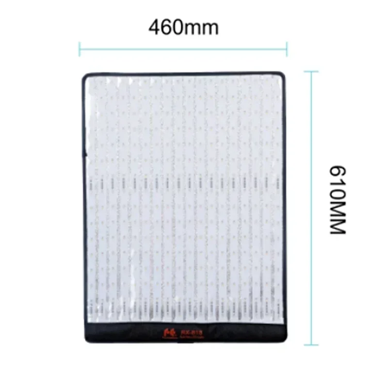 2026 Falcon Eyes RX-818 RGB 100W 2700K-9999K Roll-Flex Video Studio LED Light With Honeycomb Grid Softbox