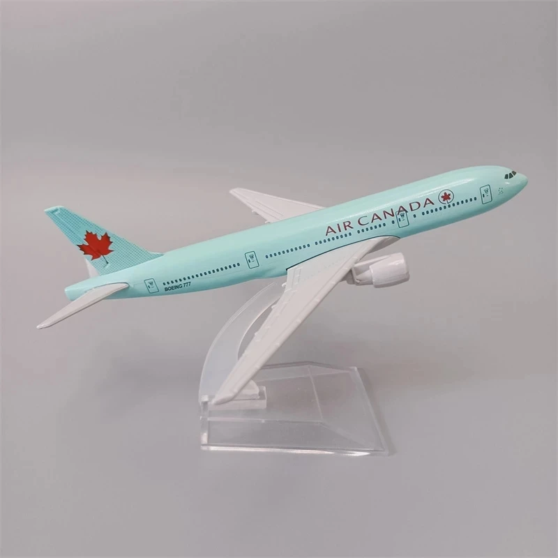 16cm Alloy Metal Air Canada B777 Airlines Diecast Airplane Model Canada Boeing 777 Airways Plane Model Aircraft Gifts