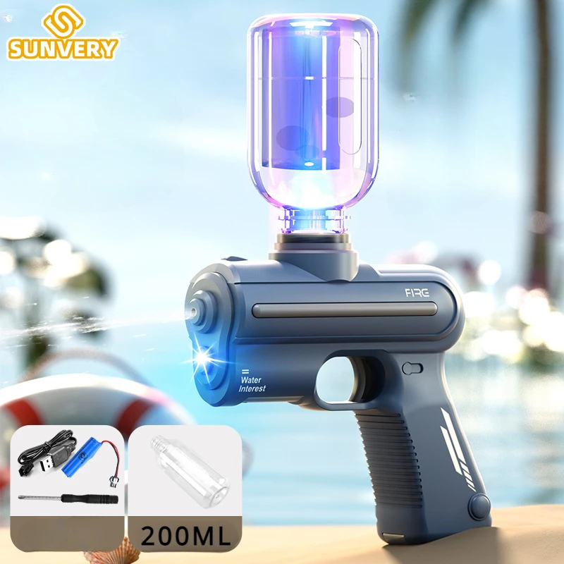 Water Guns Electric Toy Guns Electric Powerful Kids Toys Children Adults High Power Gun Outdoor Games for Pool Beach Juguetes