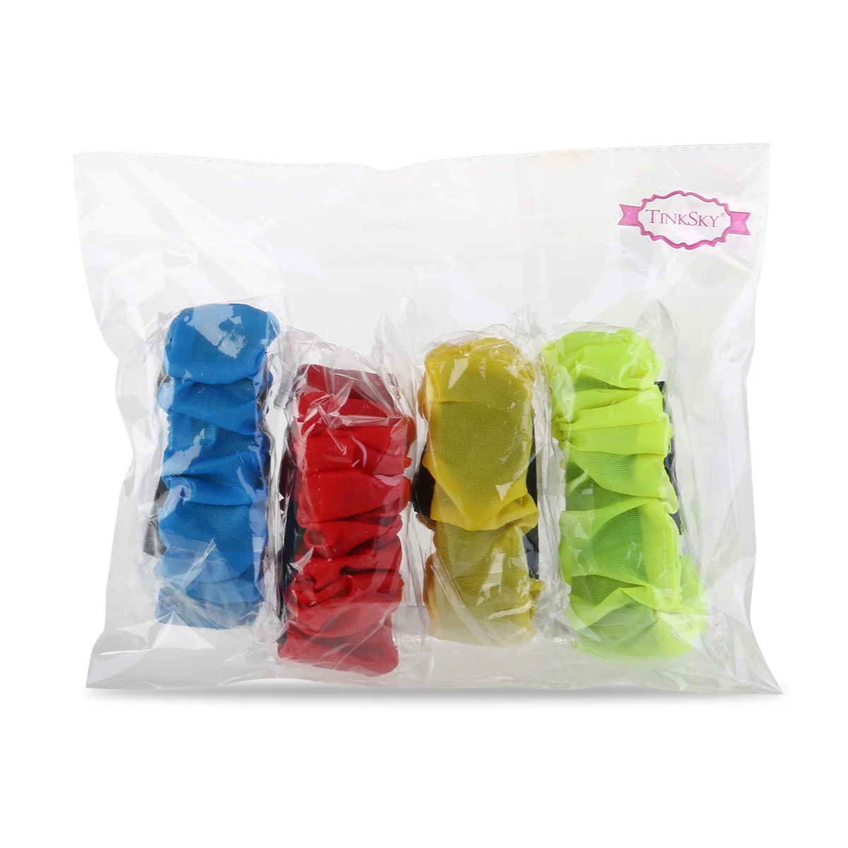 

Elastic Tie Rope 4 Colors 50x3cm Oxford Cloth Elastic Hook Loop 3-Legged Race Game Leg Band Adjustable Non-Harmful for Kids