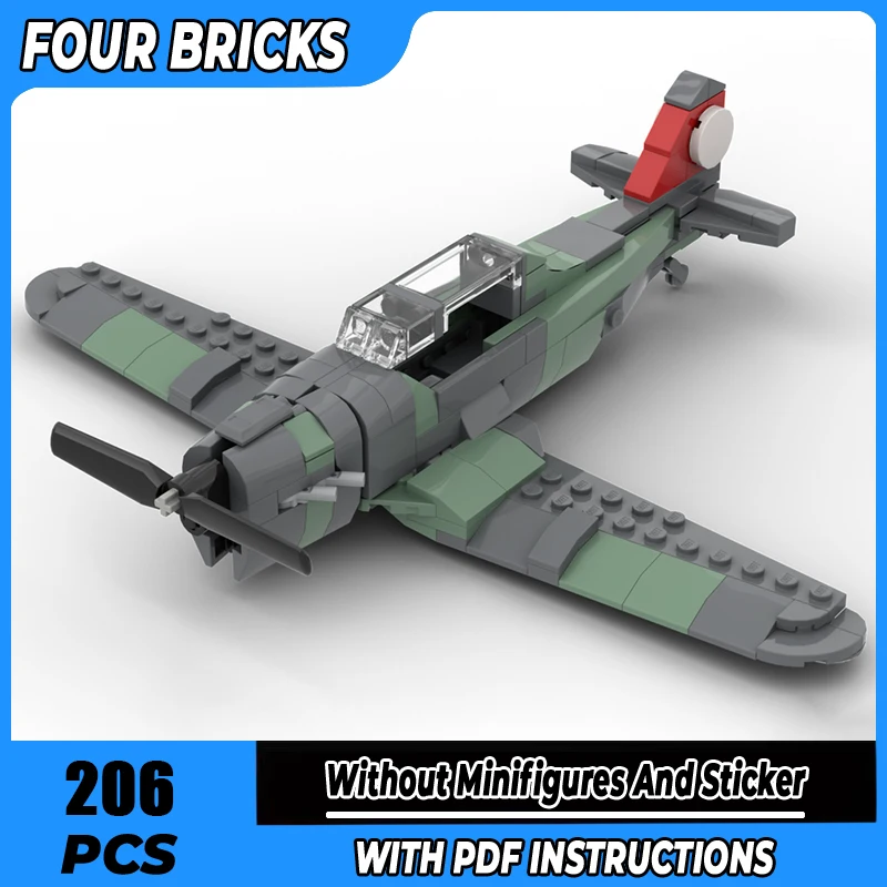 

Строительные блоки Moc Pilatus P-2, обучающий самолет, технология, модульные кирпичи, модель, подарки, рождественские игрушки, наборы «сделай сам», сборка