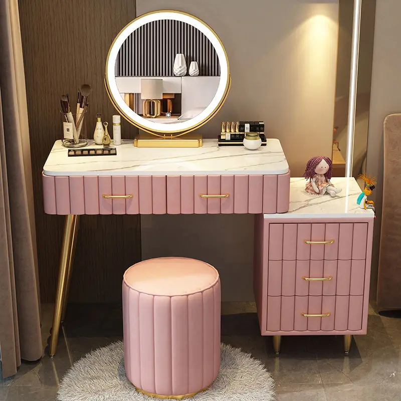 

Dressing Table Multifunctional Solid Wood Vanity Table Bedroom Dressing Table Bedroom Storage Makeup Luxury Home Furniture WH