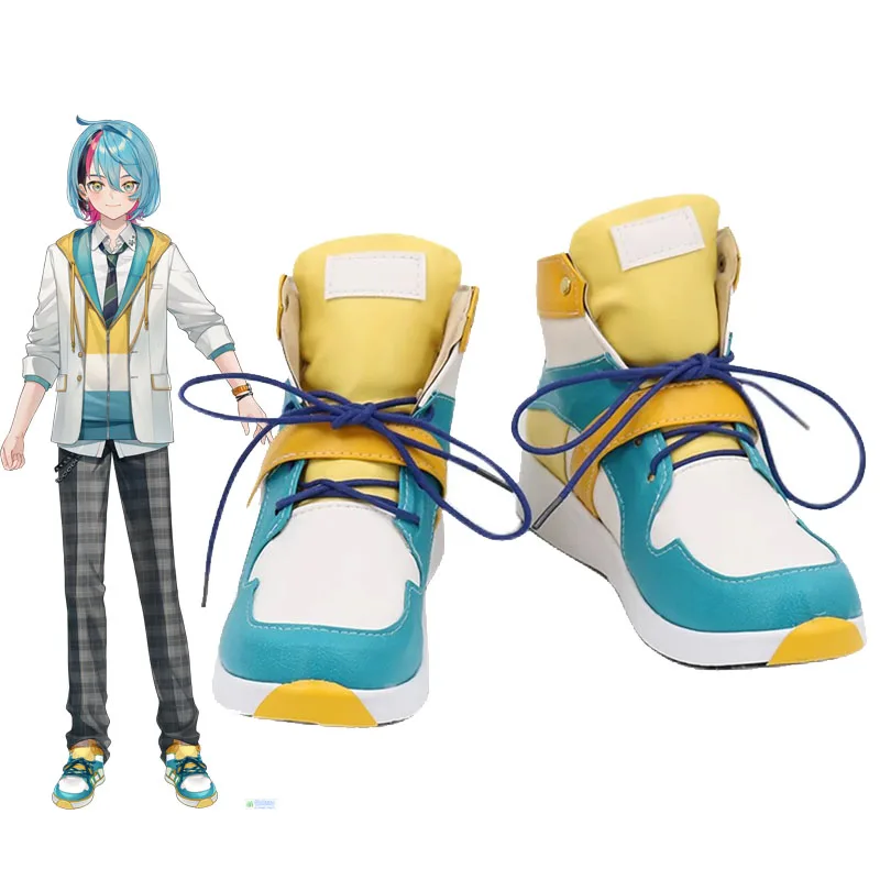 Nijisanji Kyo Kaneko Cosplay Shoes ILUNA Vtuber Ankle Boots Anime and Game Exhibition Virtual Youtuber Anime Shoes