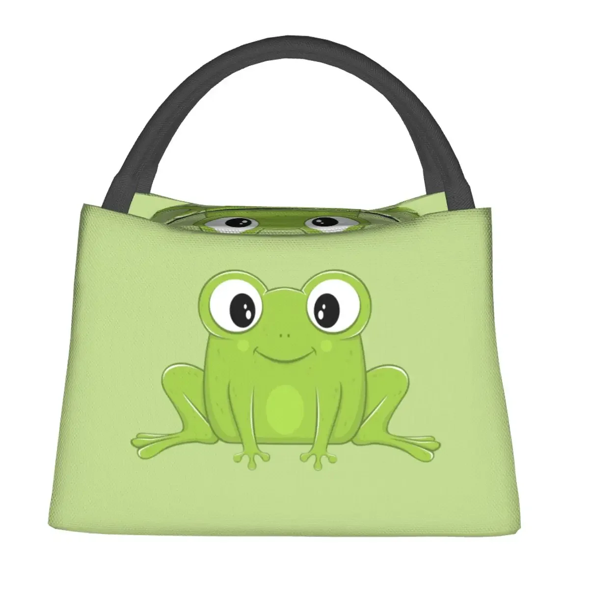 

Frog Art Lunch Bag For Women Animals Cartoon Lunch Box Kawaii Picnic Cooler Bag Portable Waterproof Thermal Lunch Bags