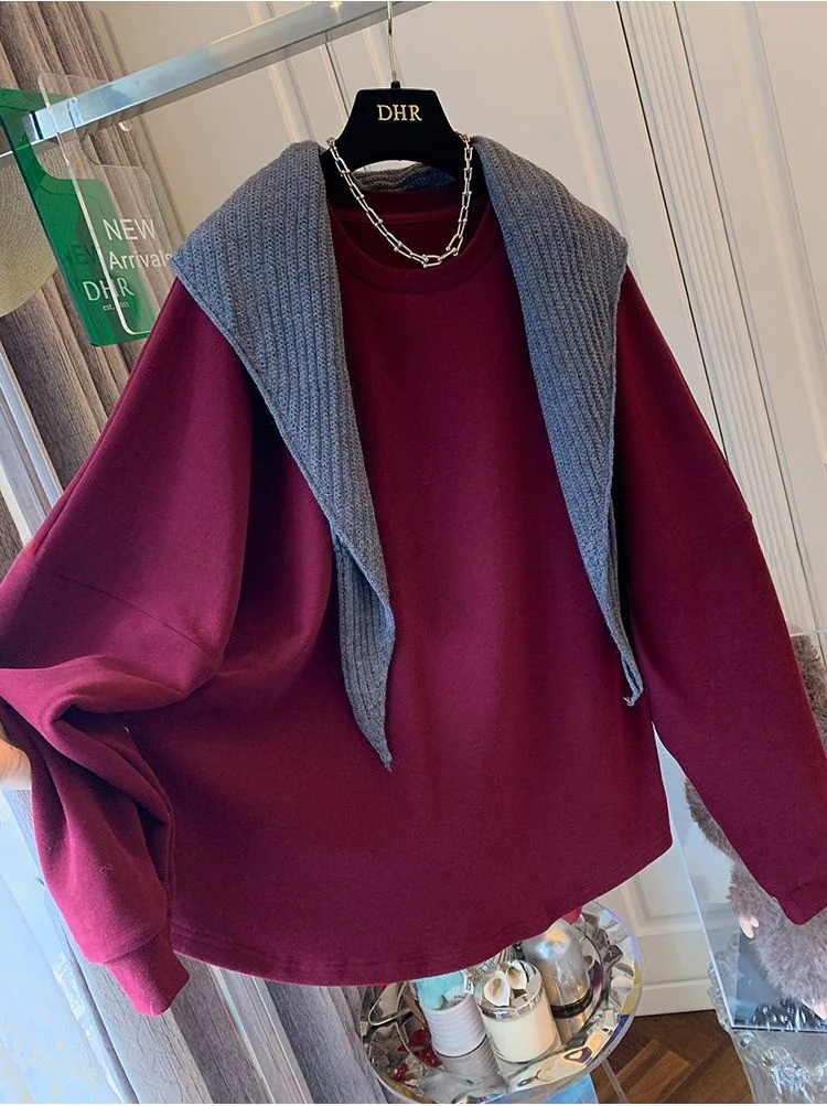 Loose Fit Hoodie Sw…