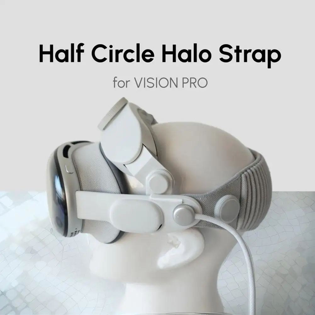 

1 Set For Apple Vision Pro Halo Headset Stap Reduce Pressure And Improve Comfort Accessories For Apple Vision Pro Comfort M J5F5
