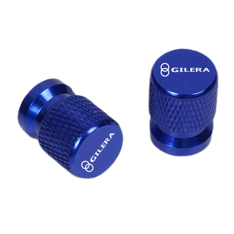 2 قطعة اكسسوارات الدراجات النارية ل Gilera GP800 Fuoco Nexus 500 عداء 50 125 200 صمام الإطارات المعدنية منفذ الهواء الجذعية غطاء قبعات