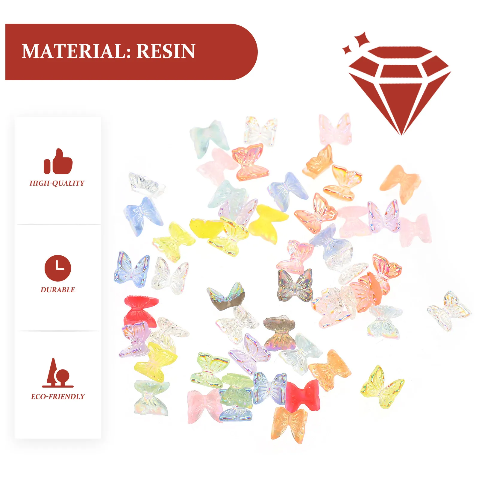 

100 шт. бантиков-украшений для ногтей, премиальные полимерные шармы для ногтей, для чехлов для телефонов, открыток, серег, блокнотов, заколок для волос, кошельков, салонов красоты