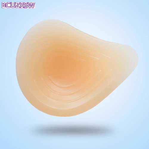 Imagen 1 del producto 100g-600g1PCS Forma de espiral Postoperatorio Silicona Forma de pecho falso Prótesis mamaria artificial para mastectomía