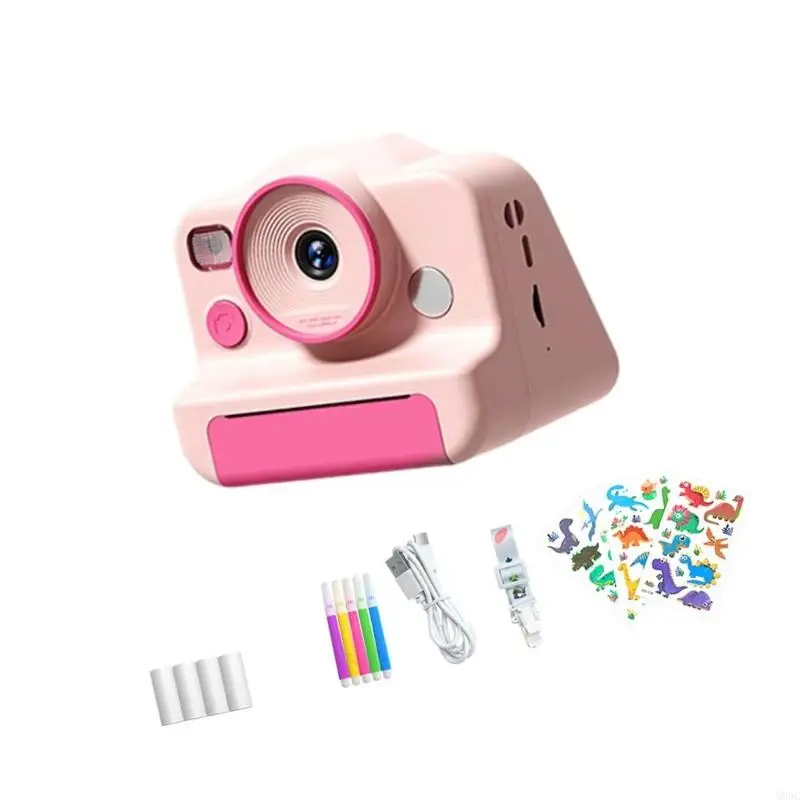 M89C Educación Instantáneamente Juguete cámara con Papel impresión 2.4in Pantalla para niños