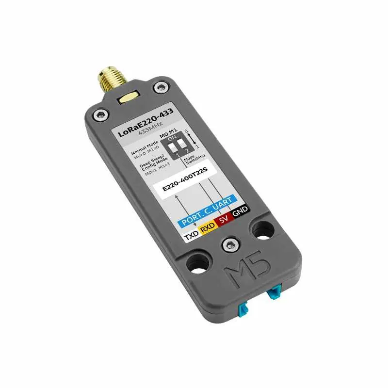 M5Stack LoRa E220 Communication Unit 433MHz LLCC68 Support Wireless Wake-up 22dBm High Transmission Power LoRa Module
