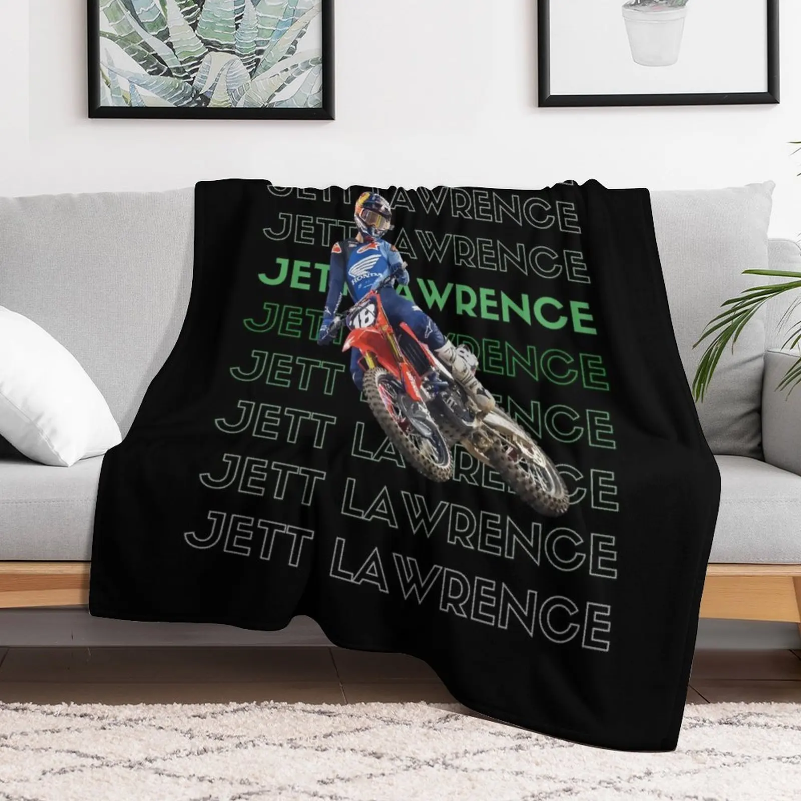 

Jett Lawrence Classic Sticker Throw Blanket wednesday Custom Weighted Winter beds Blankets