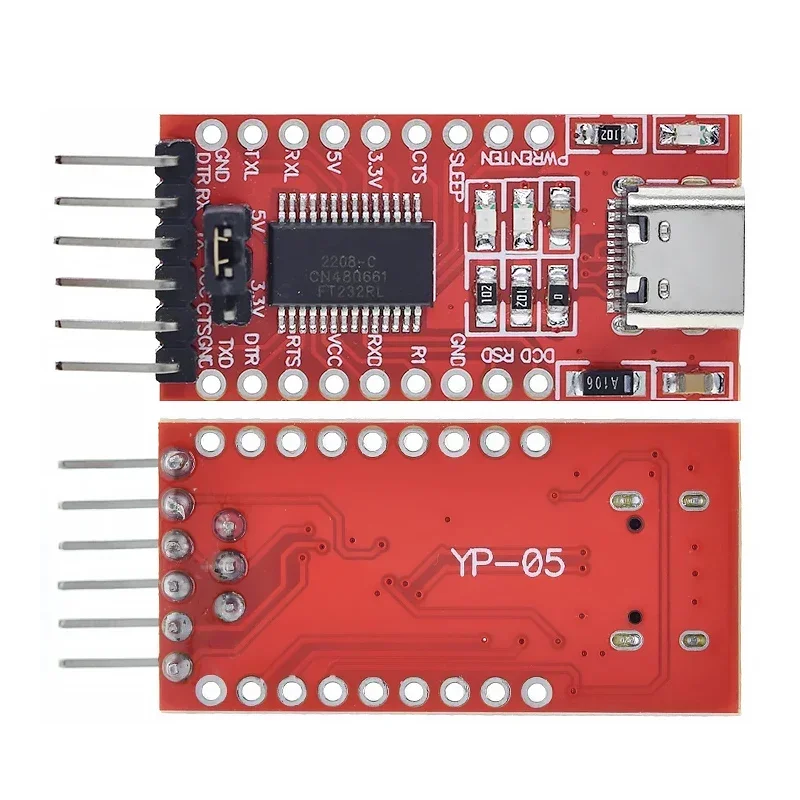 5/20/100PCS FT232RL FTDI USB 3.3V 5.5V to TTL Serial Adapter Module for Arduino FT232 Pro Mini USB TO TTL 232