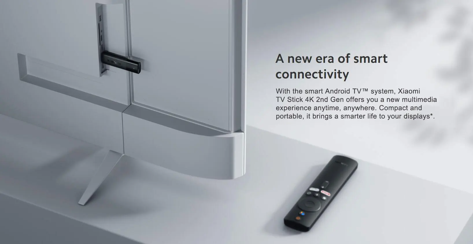 Xiaomi TV Stick 4K 2. Generation / Smart TV Stick 4K, tragbare Streaming-Medien, Netflix WiFi 6 Google Assistant, Smart TV Dongle BT5.2 – Detail 3