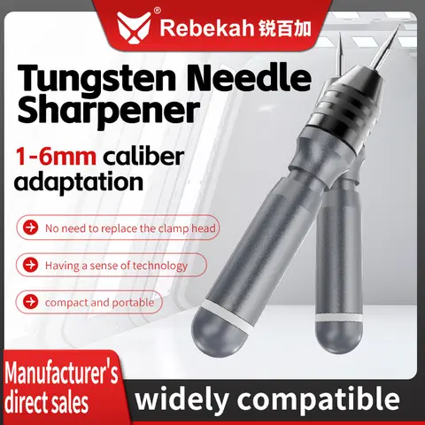 Tungsten Needle Holder Tungsten Electrode Sharpener Argon Arc Welding Tungsten Needle Grinding Clamp Max Diameter 6MM