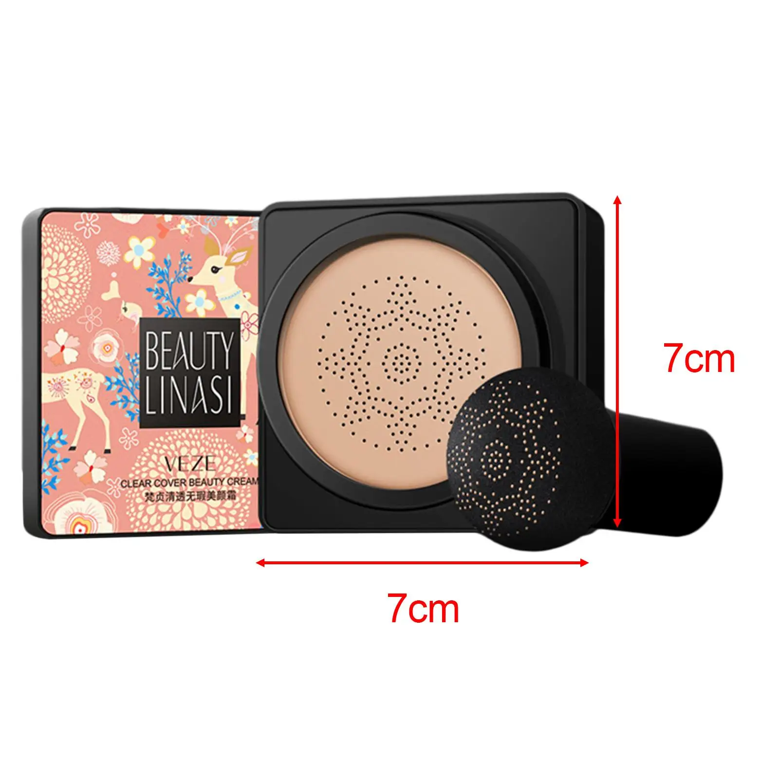 Almofada de ar bb fundação creme leve fosco rosto maquiagem corretivo hidratante à prova dwaterproof água cosméticos para brilho da pele