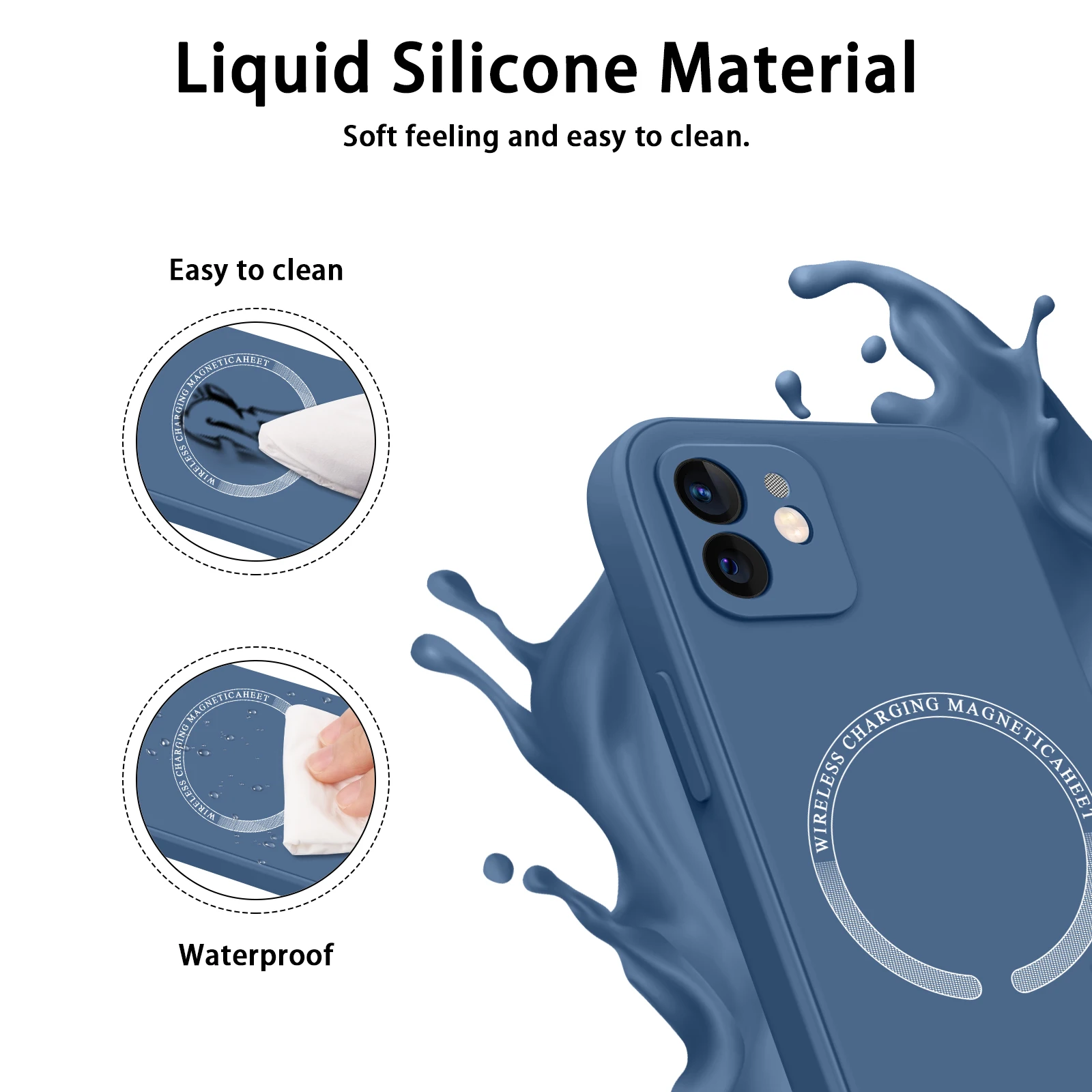 Magnetic Liquid Silicone Phone - Liquid Silicone Magnetic Phone Case review and price