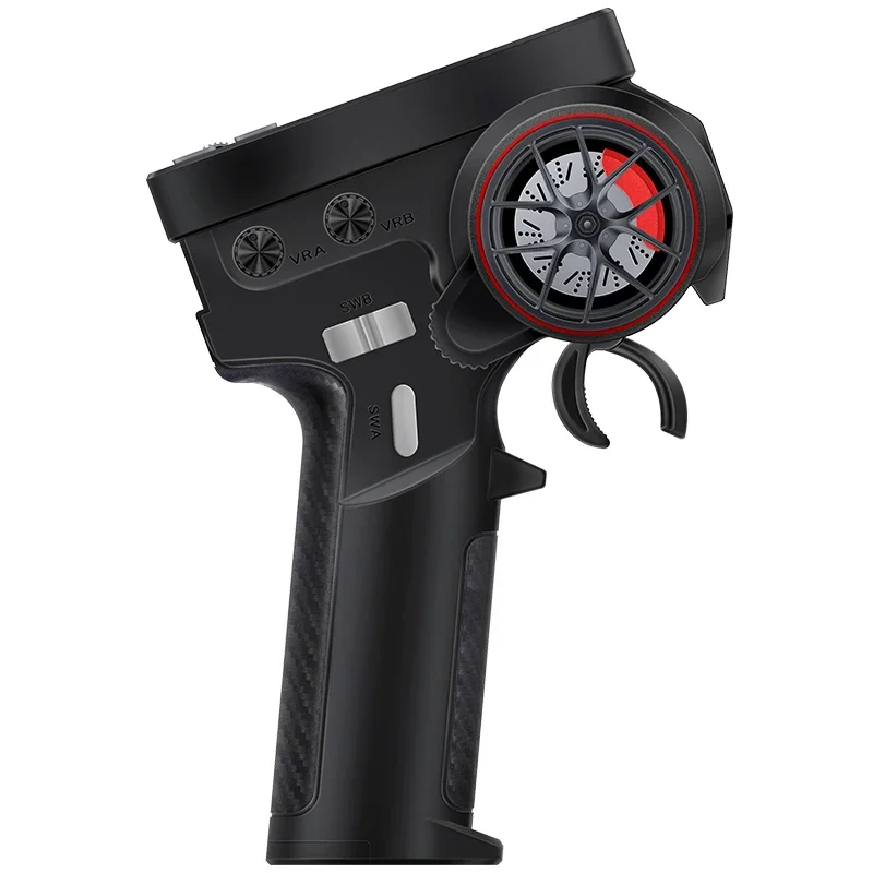 HOTRC 10CH 2.4GHz Radio Transmitter CT-10B Metal Handwheel Remote Controll with F-10A Receiver for RC Cars Boat Model Wltoys