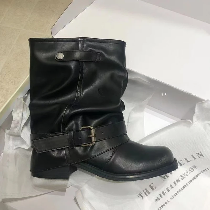 

Дизайнерские женские ботильоны на среднем каблуке, модная обувь на массивном каблуке, модные ботинки челси на массивном каблуке 2025, прогулочные зимние ботинки в готическом стиле, Gladiator Mujer