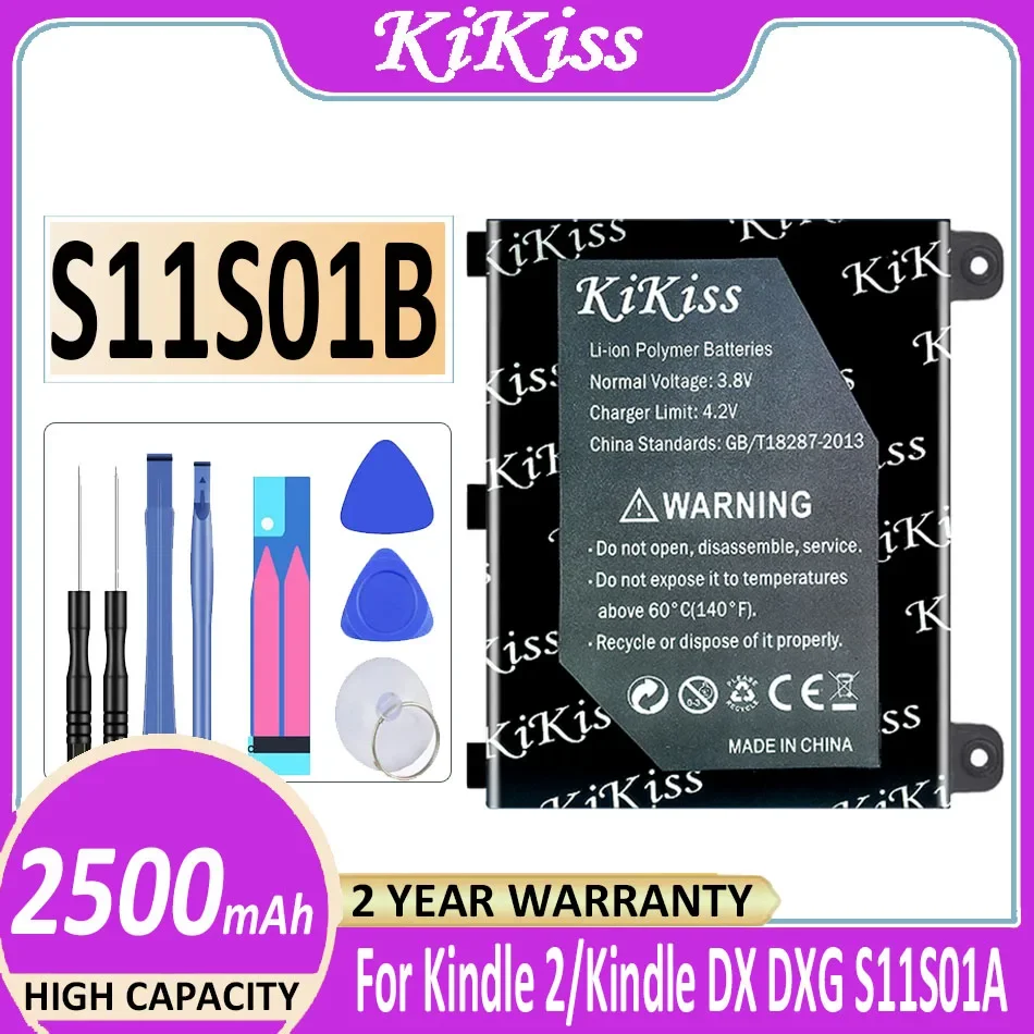

Аккумулятор S11S01B 2550 мАч для Amazon Kindle 2 и Kindle DX DXG D00511 D00701 D00801 S11S01A Bateria