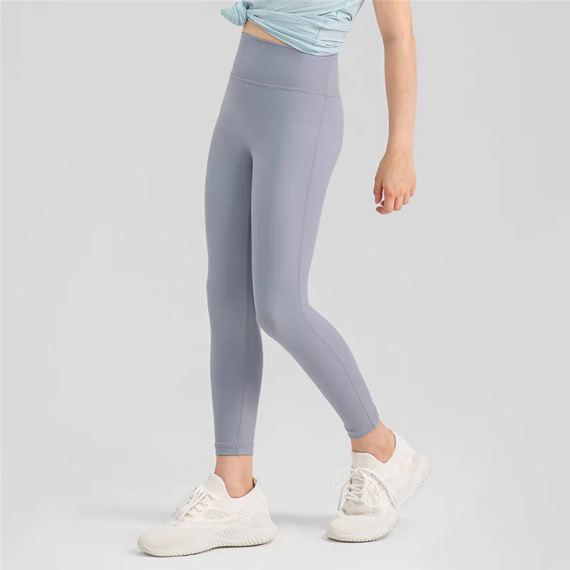 Mädchen Yoga Leggings Kinder dünne Strumpfhose Jogging hose Sommer atmungsaktiv weich elastisch enge Sport hose Kinder tanzen dünne Hosen