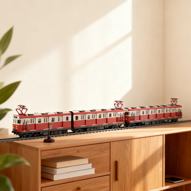 

Набор строительных блоков MOC серии 100 200 M1, 4285 деталей, модель поезда на радиоуправлении, игрушка-конструктор, подарок, креативный коллекционный предмет для демонстрации, премиум-класс, для взрослых и детей, для дома