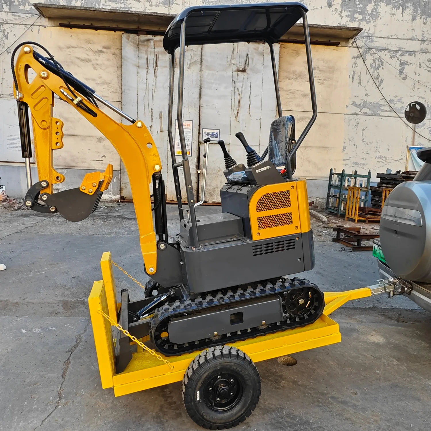 Miniescavadeiras Kubota Motores Multi-Funcionais Vários Acessórios Entrega Rápida Mini Escavadeiras de Esteiras Personalizadas