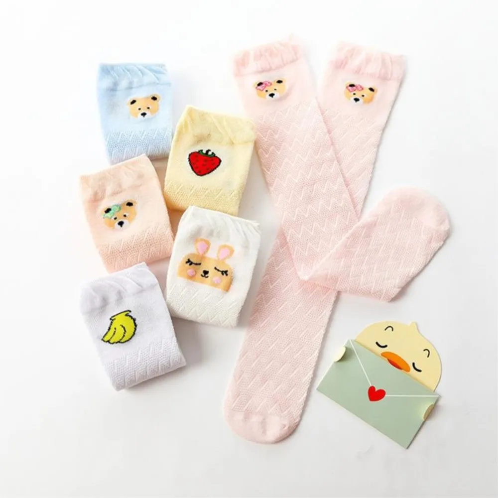 

Baby socks children stockings baby thin mesh breathable anti-mosquito sock in the summer of the girls knee high sock