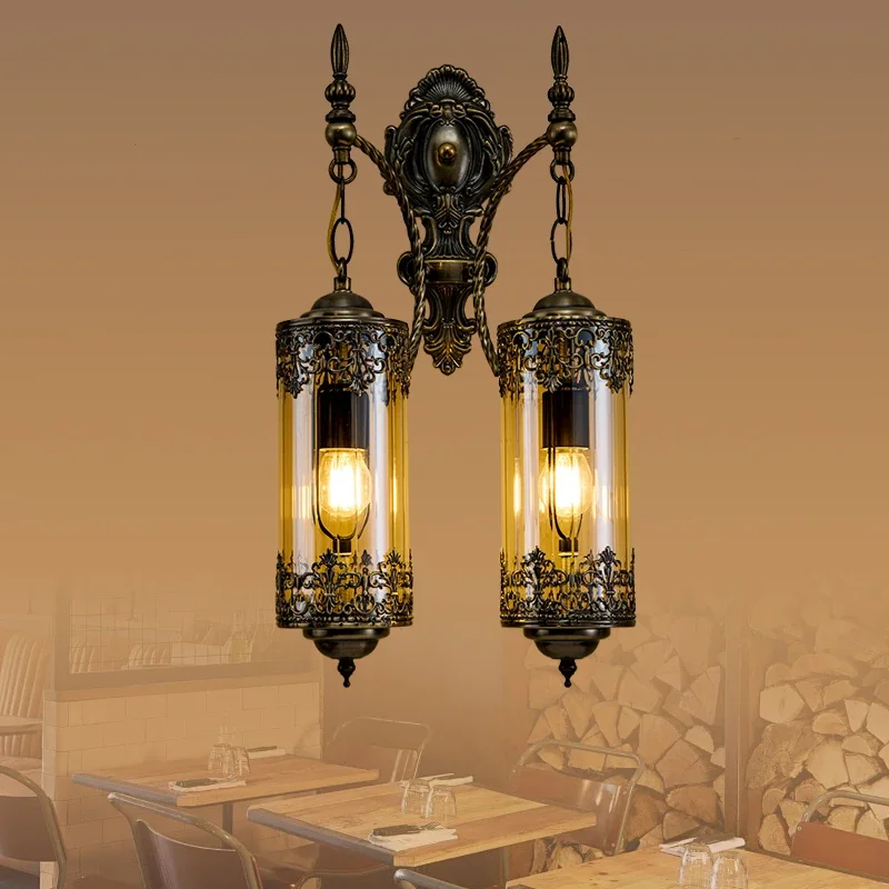 Vintage Bar Wall Lights Special Restaurant Aisle Turkey Xinjiang Style Stairwell Corridor Cafe Decorative Lights