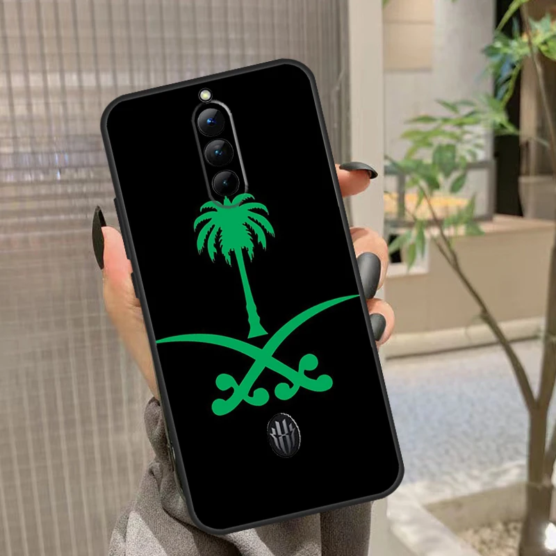 حافظة علم المملكة العربية السعودية لهاتف ZTE Nubia Red Magic 10 9 8 8S 9S 10S Pro Plus 5G 6R 6 7 6S 7S RedMagic 10 غطاء هوائي #4