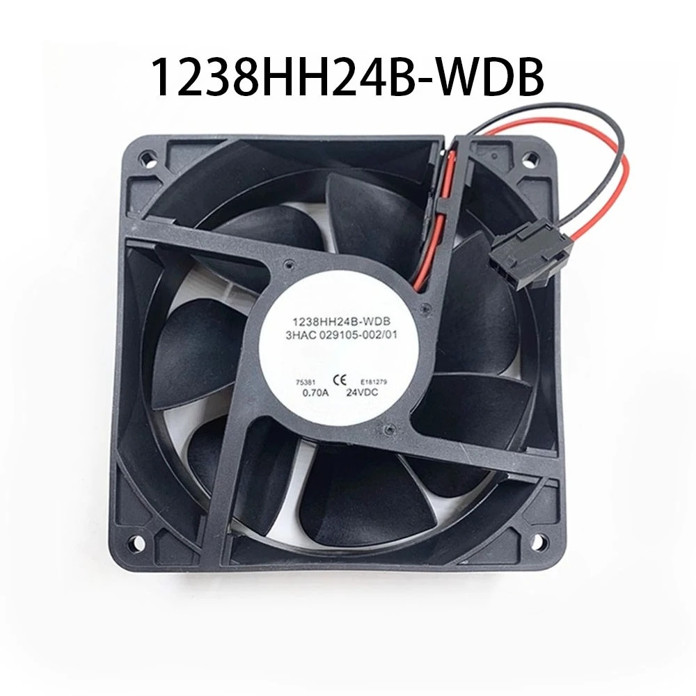 

New FOR T&T Axial Cooling Fan 120*120*38mm 1238HH24B-WDB 24V 0.7A Case cooling fan