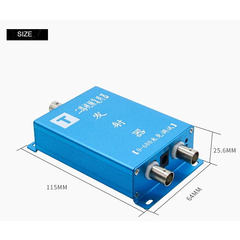 Video Multiplexer Analog Monitoring Signal One Drag 2 in 1 MUX CCTV Camera Coaxial Video Converter