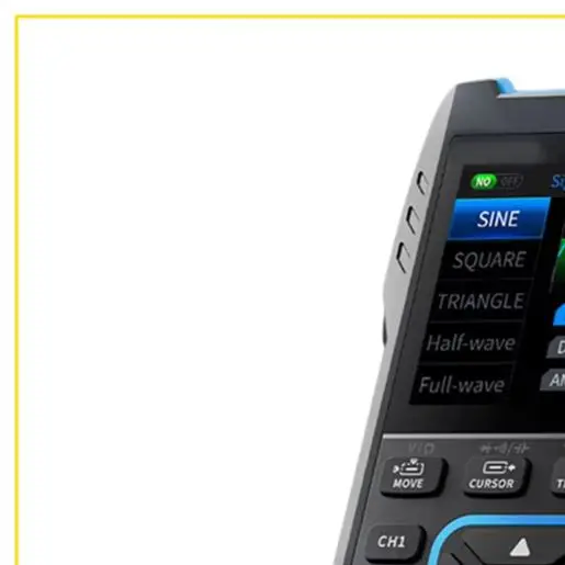 2C23T Handheld Digital Dual Channel Oscilloscope Multimeter 3in1 SignalGenerator Dual-channel 2X10MHz Bandwidth Isolated Channel