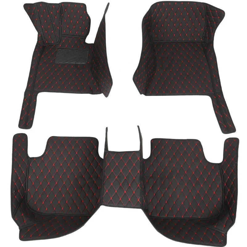 

Non slip Custom Car Floor Mat Complete Set of butterfly Patterned Leather Car Floor Mats for Honda Accord