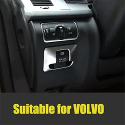 1pcs Car Styling Electronic Handbrake Headlight switch Button Panel Trim Cover fit for Volvo XC60 V60 XC70 S60 S80 V40