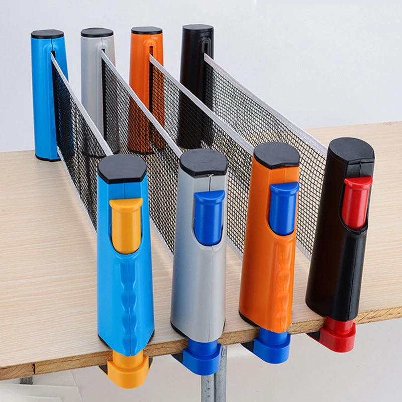 

Portable Table Tennis Net Cover Gauge Retractable Table Tennis Set Catcher Racks Adjustable Tools Outdoor Home Sports Clip On