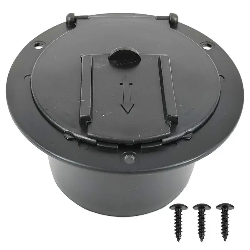 Universal RV Round Power Cord Hatch Cover Electrical Cable Hatch Direct Replace Round Simple Installation RV Accessories