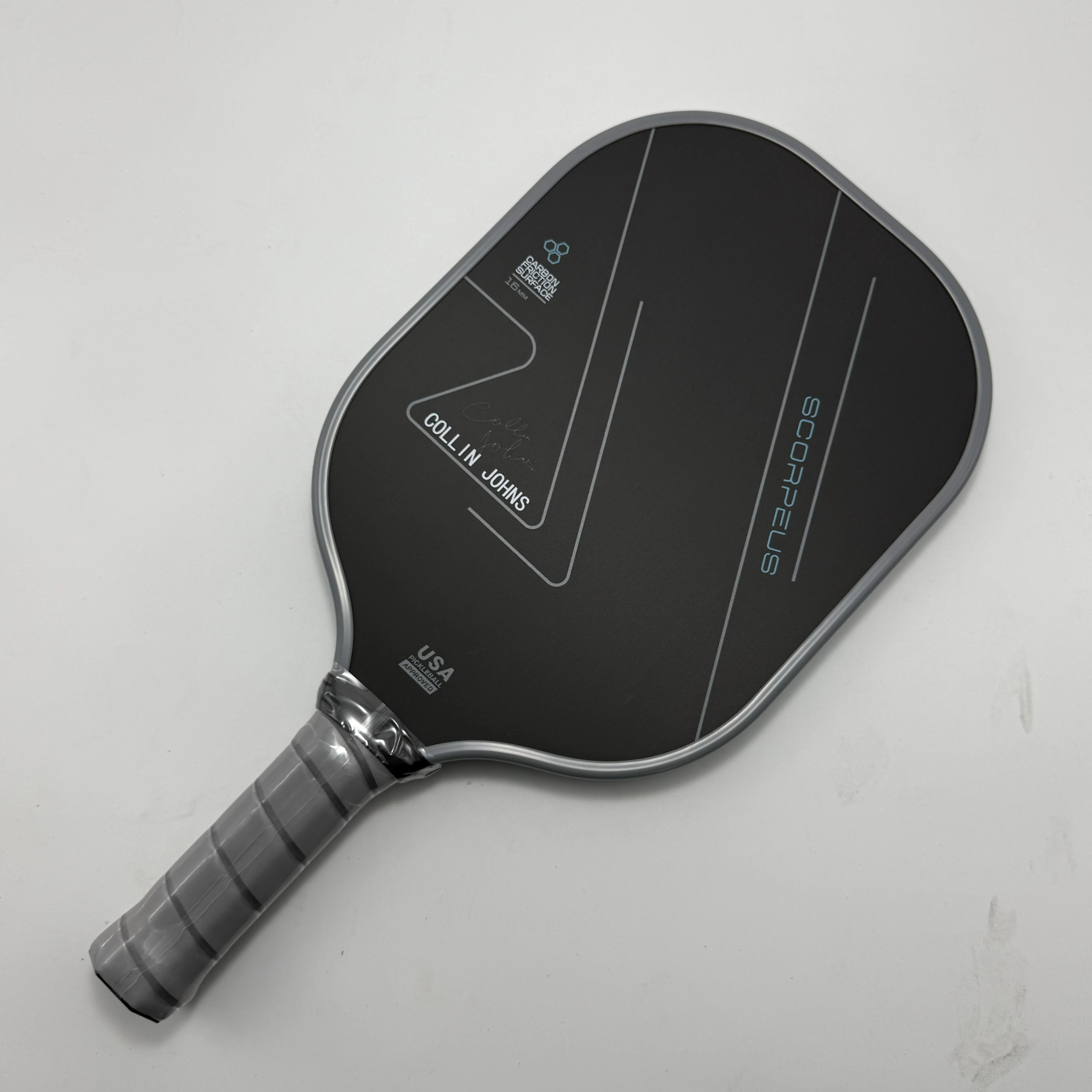 Scorpeus CFS 16mm Core Thermoforming 3 Layer Toray T700 Raw Carbon Fiber Pickleball Paddle