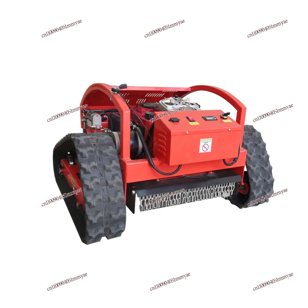 Tracked remote control lawn mower Small lawn mower Remote control lawn