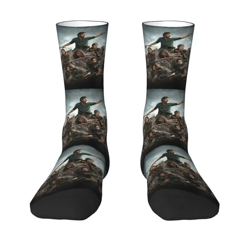 

Kawaii Printed The Walking Dead Socks for Men Women Stretchy Summer Autumn Winter Crew Socks