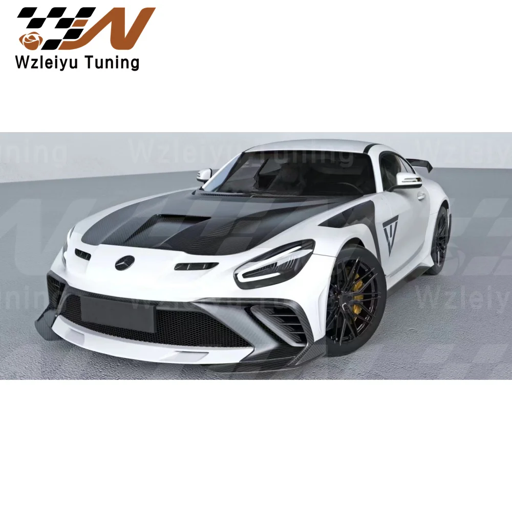 

RBT Style Carbon Fiber Front Hood Bonnet Fit For Mercedes Benz AMG GT High Quality Fitment