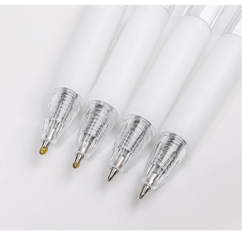 2Pcs 0.5mm Simple Transparent Press Neutral Pen Office School Writing Student Supplies Stationery