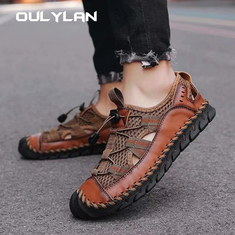 Quality Sandals Men Summer Casual Outdoor Sandals Comfortable Shoes For Men Roman Sandals Male Beach Shoes