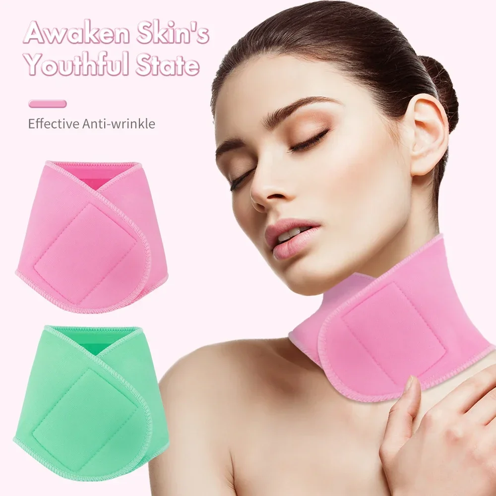 Anti Wrinkle Nursing Neck Pad Neck-Strap Tightening Reusable Gel Spa Neck Mask Moisturizing Nourishing Neck Lift Skin Neck-Care