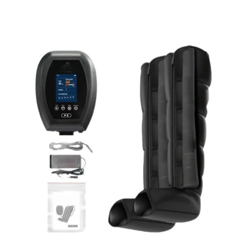 2026 New 6‑Chamber Full Wrap Air Compression Leg Massager For Thigh Calf Foot Circulation Relax Portable Therapy Massage Tool