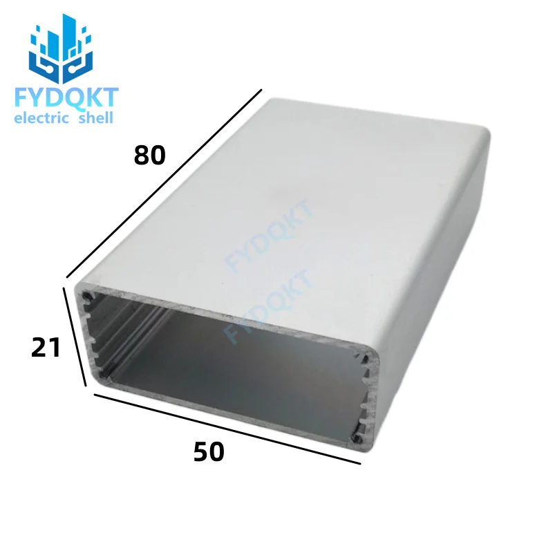 Aluminum alloy Boxes aluminum profile shell integrated  battery box PCB  80x50x21mm